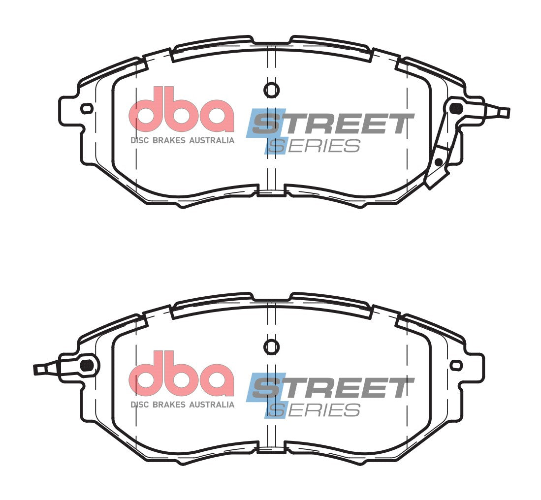 DB1722SS - DBA Street Series Brake Pads; Front