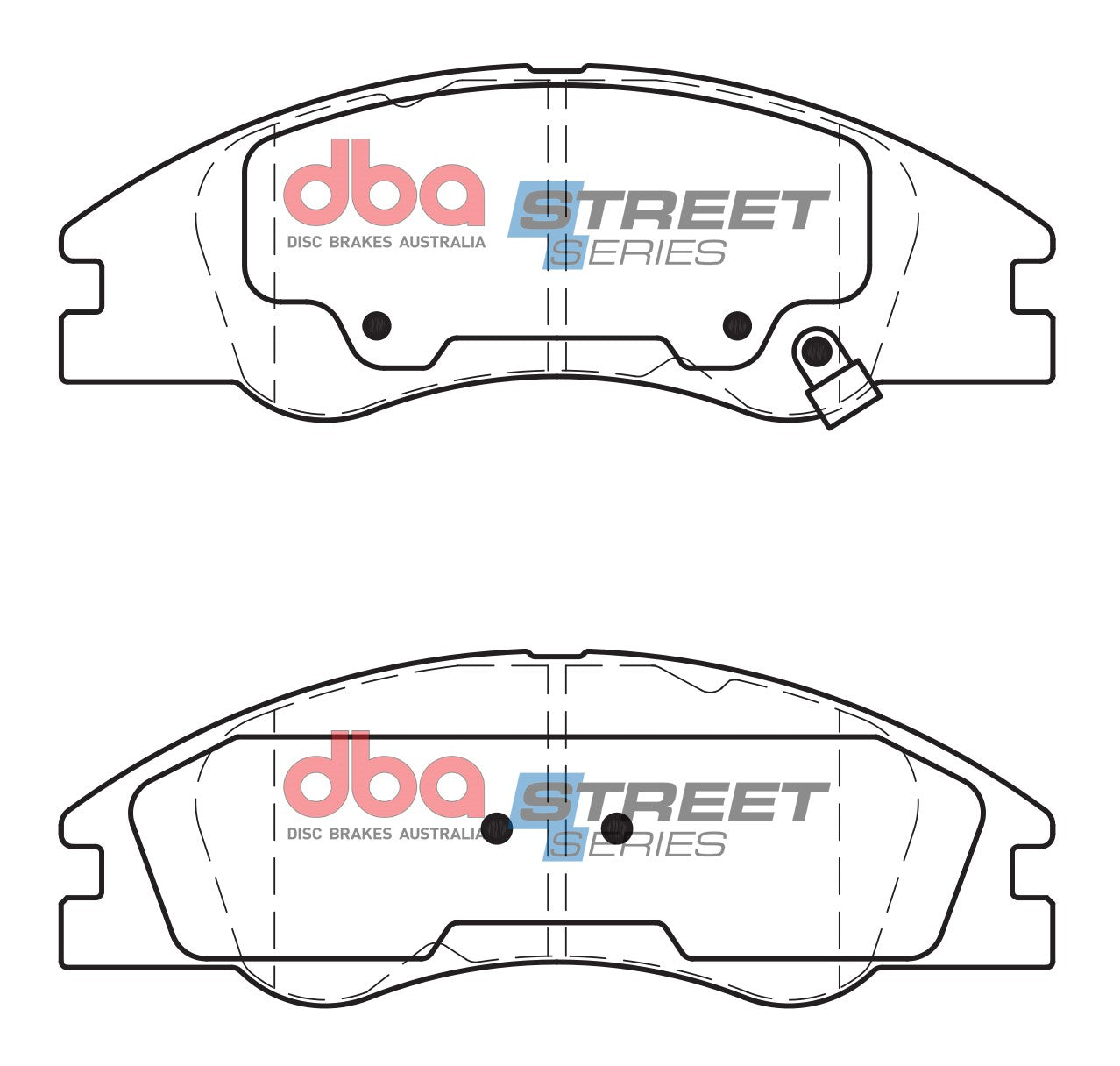 DB1727SS - DBA Street Series Brake Pads; Front