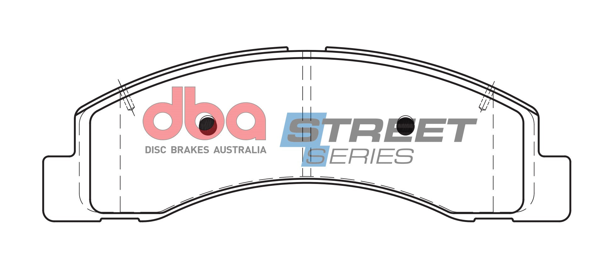 DB1731SS - DBA Street Series Brake Pads; Front