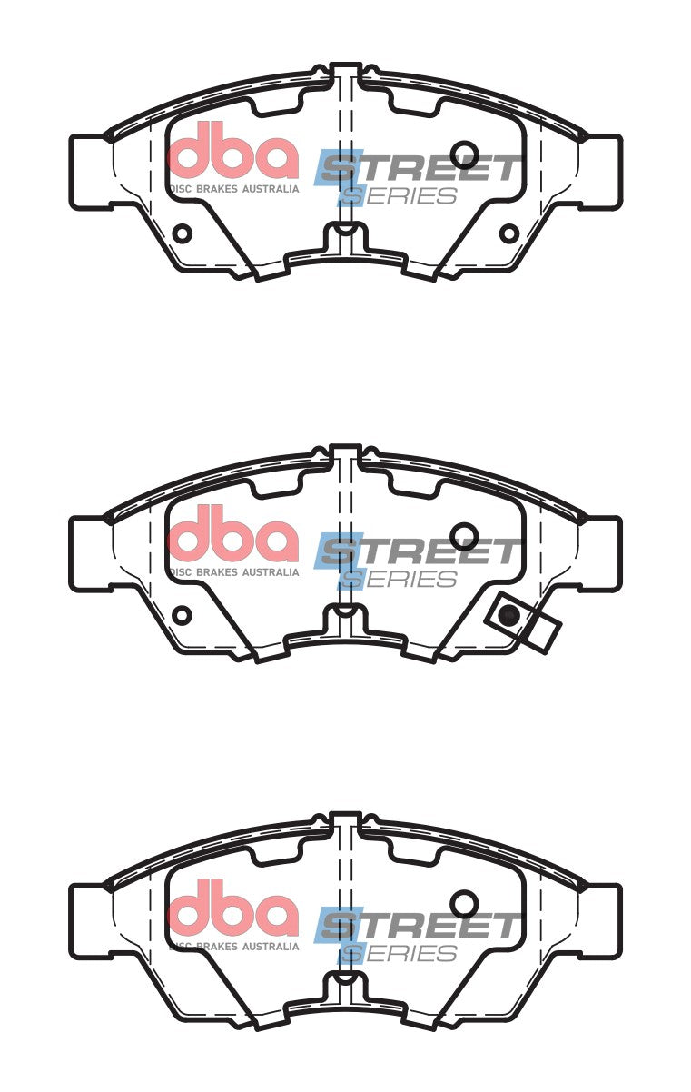 DB1733SS - DBA Street Series Brake Pads; Front