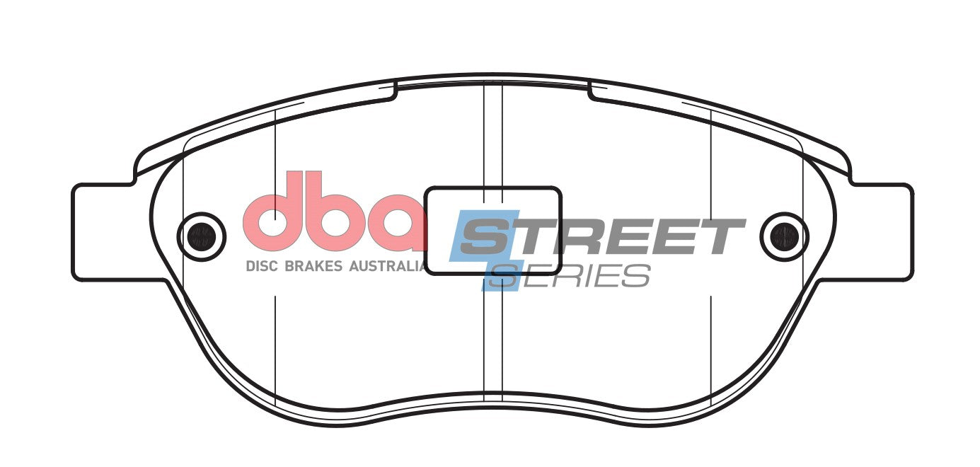 DB1758SS - DBA Street Series Brake Pads; Front