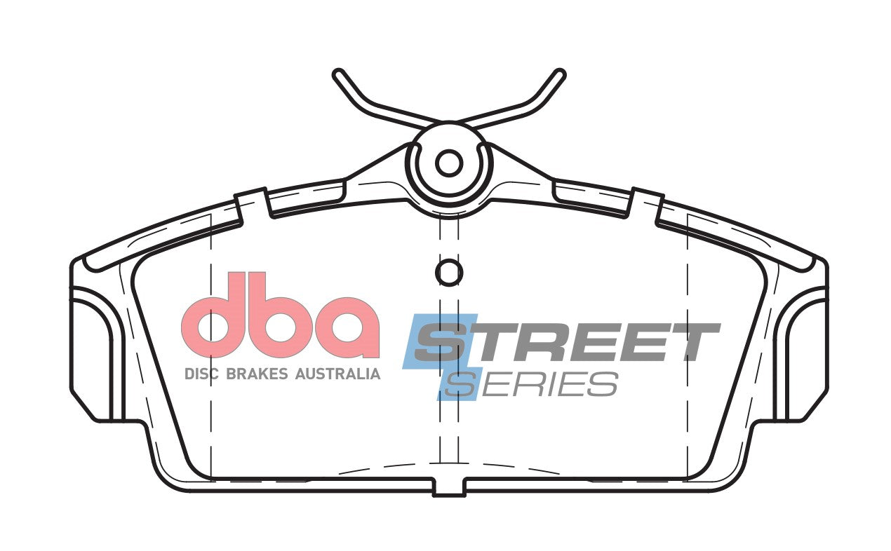 DB1761SS - DBA Street Series Brake Pads; Front