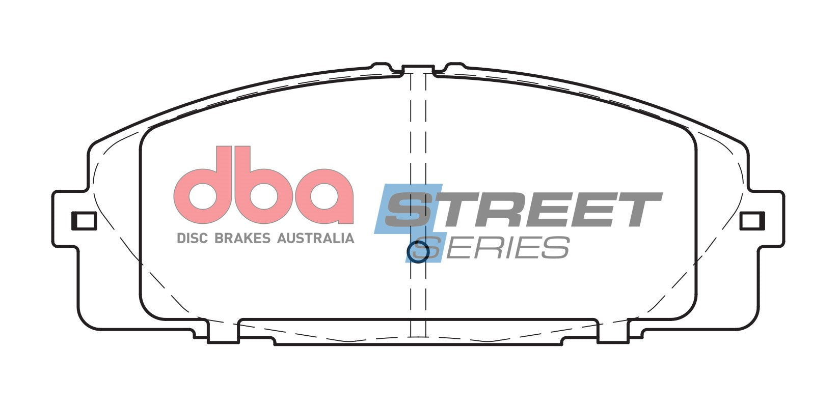 DB1772SS - DBA Street Series Brake Pads; Front