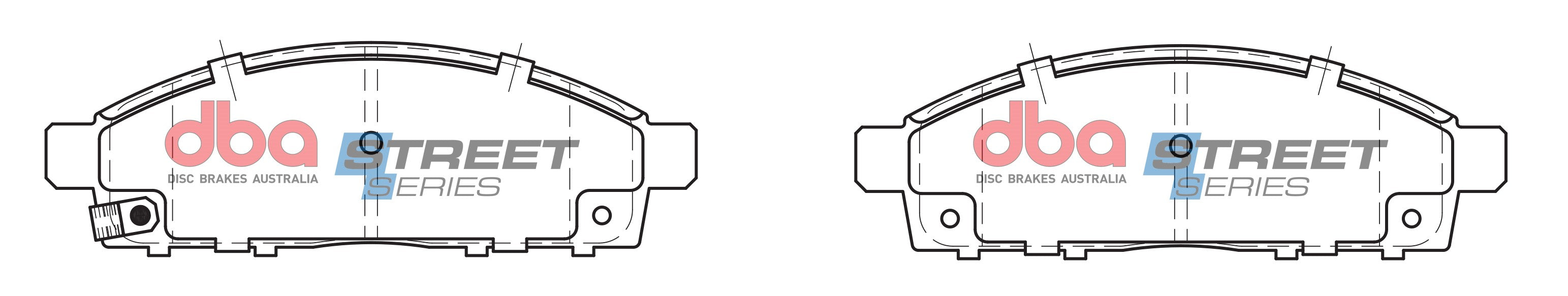 DB1774SS - DBA Street Series Brake Pads; Front