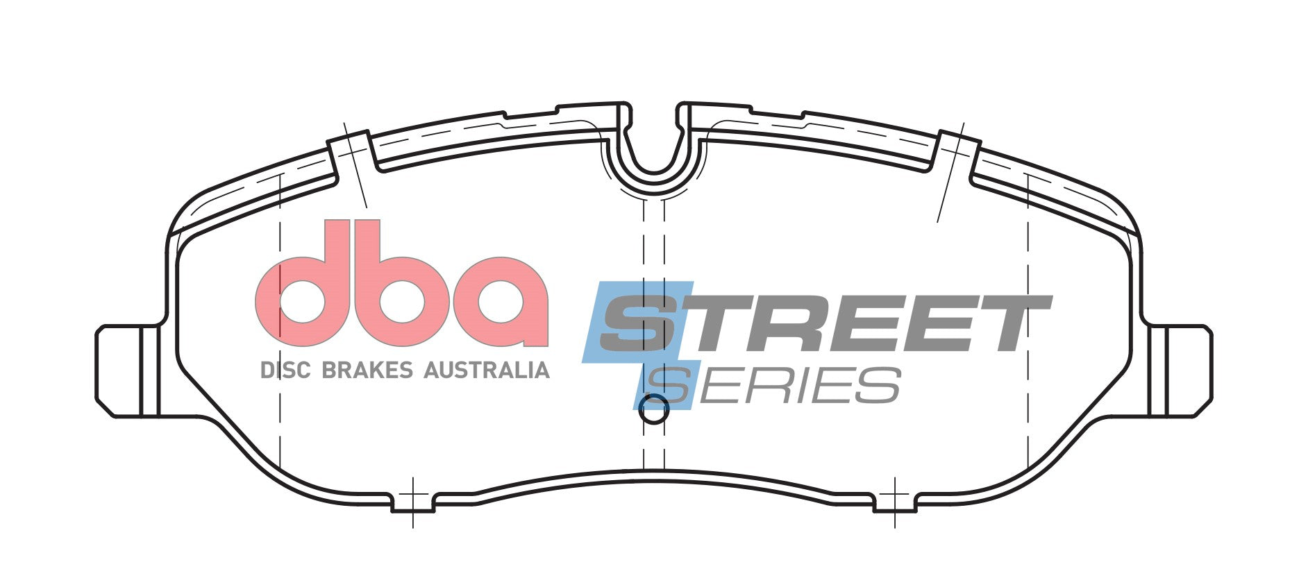DB1780SS - DBA Street Series Brake Pads; Front