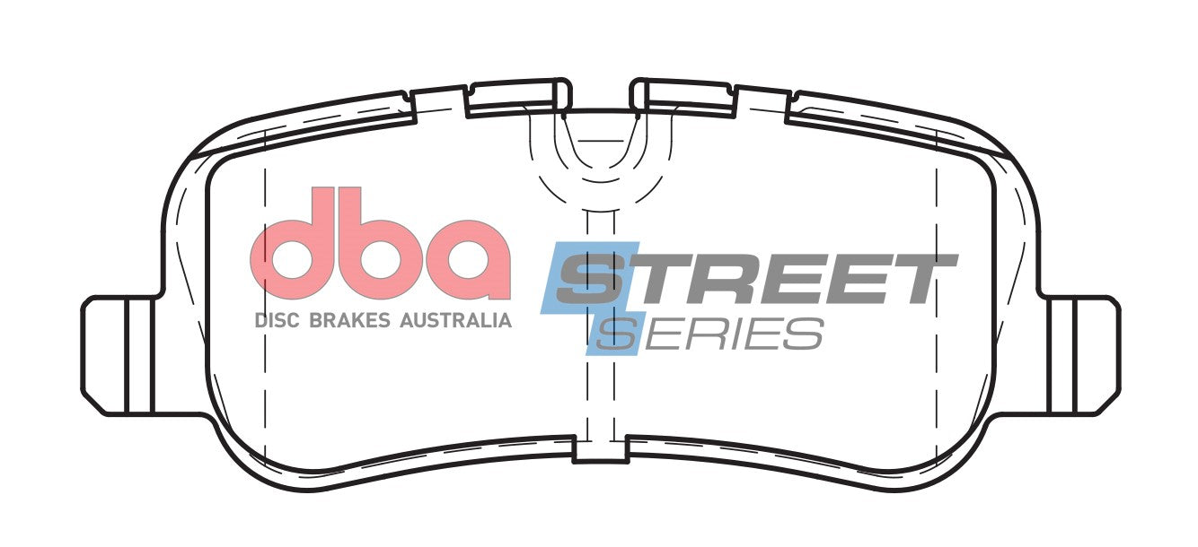 DB1781SS - DBA Street Series Brake Pads; Rear