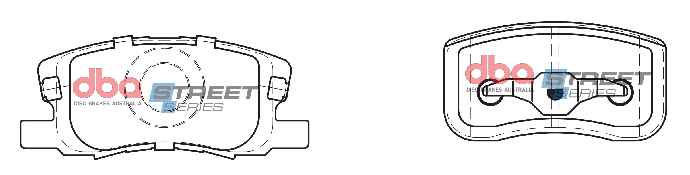 DB1796SS - DBA Street Series Brake Pads; Front