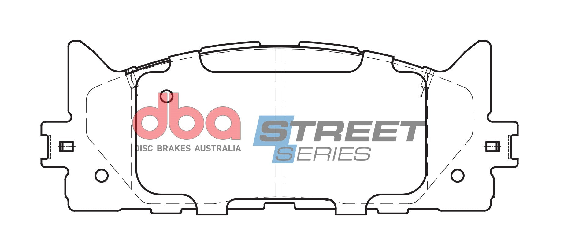 DB1800SS - DBA Street Series Brake Pads; Front