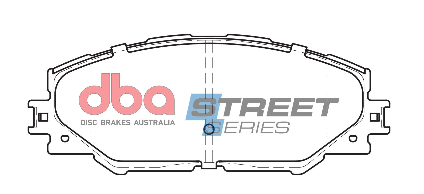 DB1801SS - DBA Street Series Brake Pads; Front
