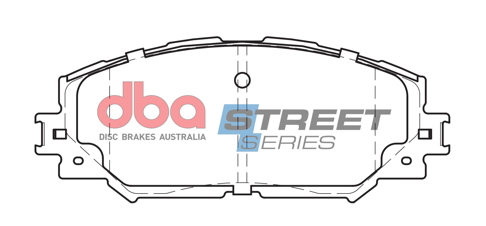 DB1802SS - DBA Street Series Brake Pads; Front