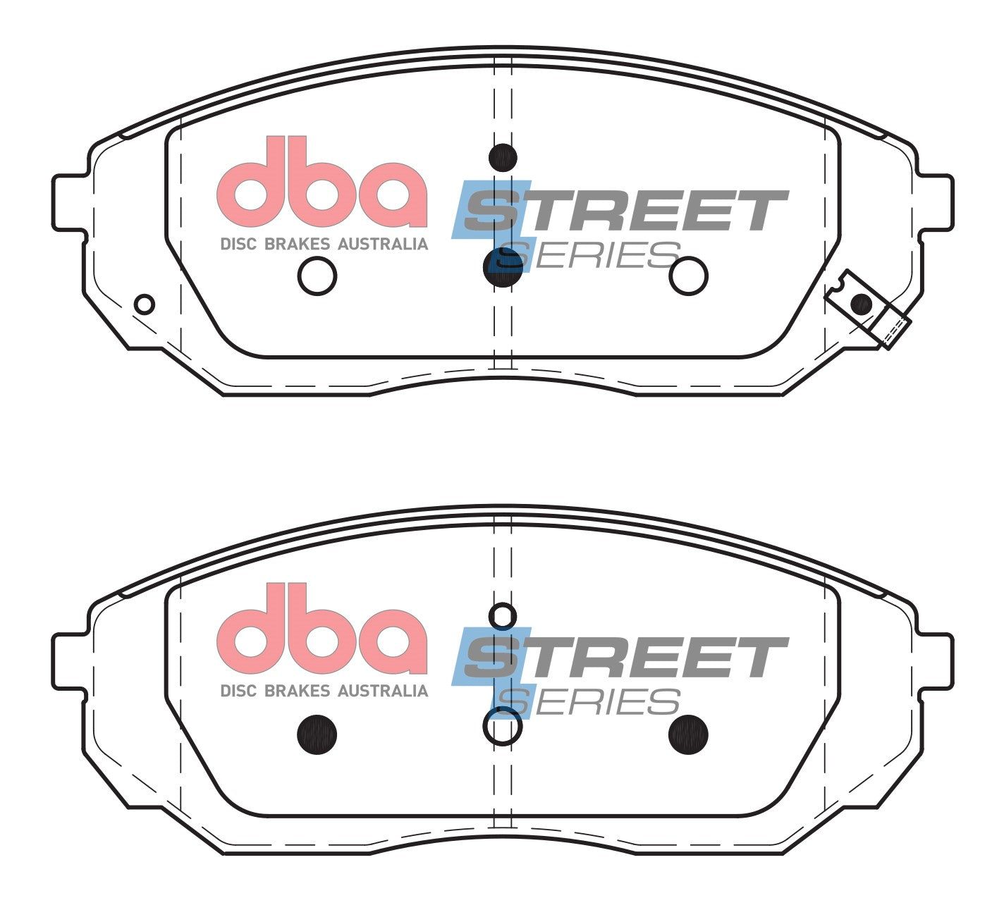 DB1815SS - DBA Street Series Brake Pads; Front