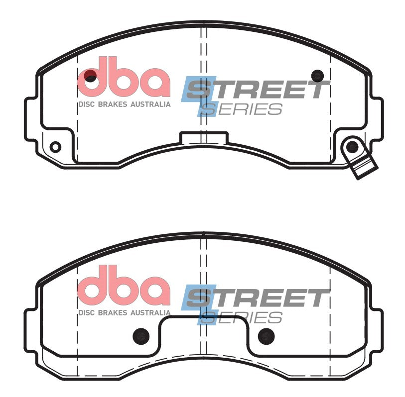 DB1817SS - DBA Street Series Brake Pads; Front