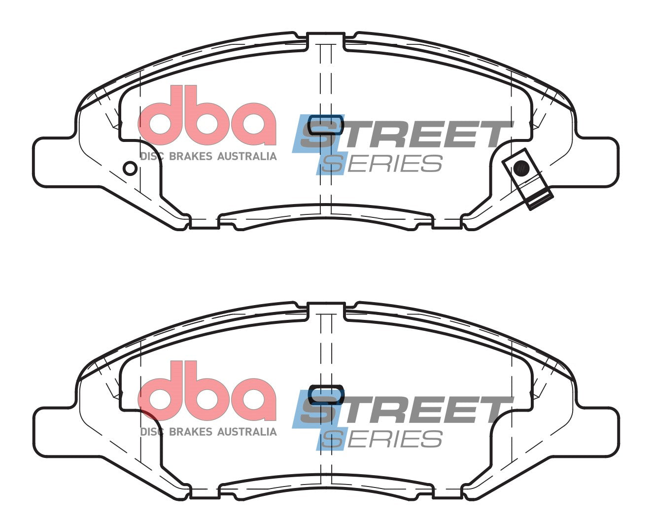 DB1819SS - DBA Street Series Brake Pads; Front