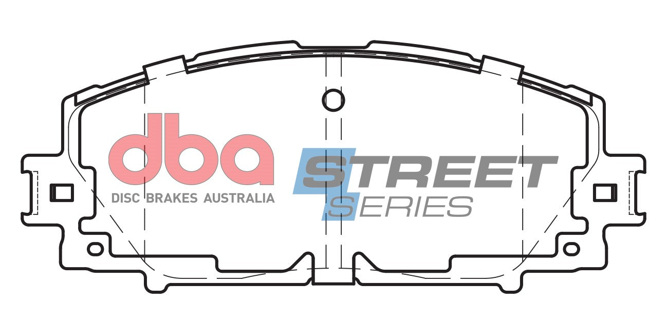 DB1820SS - DBA Street Series Brake Pads; Front