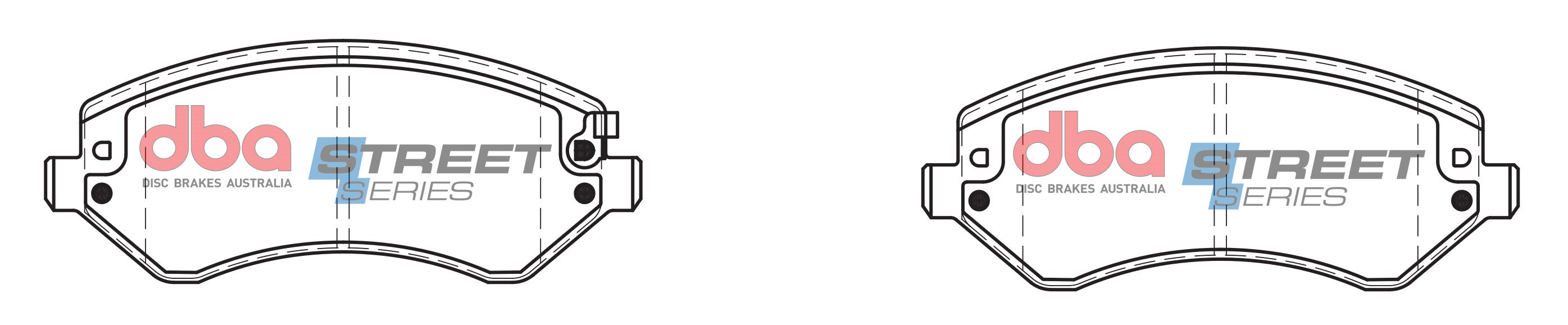 DB1828SS - DBA Street Series Brake Pads; Front