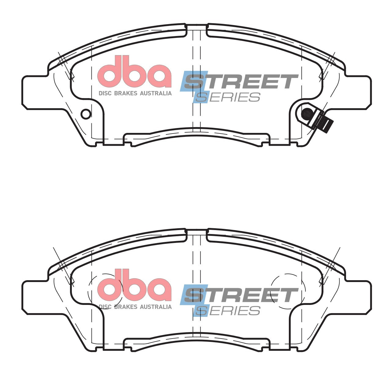 DB1830SS - DBA Street Series Brake Pads; Front