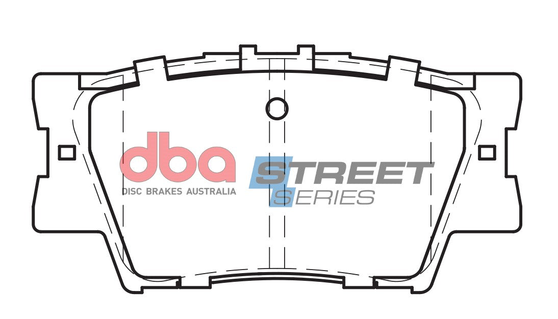 DB1832SS - DBA Street Series Brake Pads; Rear