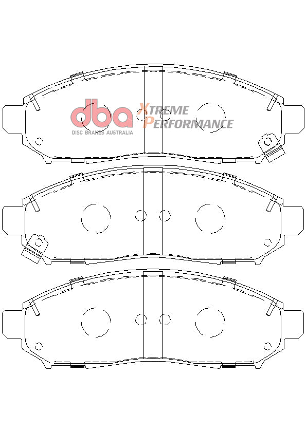 DB1835XP - DBA Xtreme Performance Brake Pads; Front