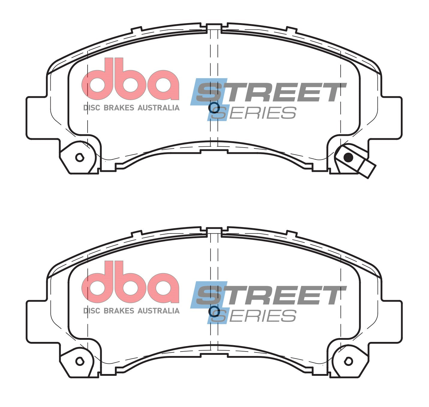 DB1841SS - DBA Street Series Brake Pads; Front