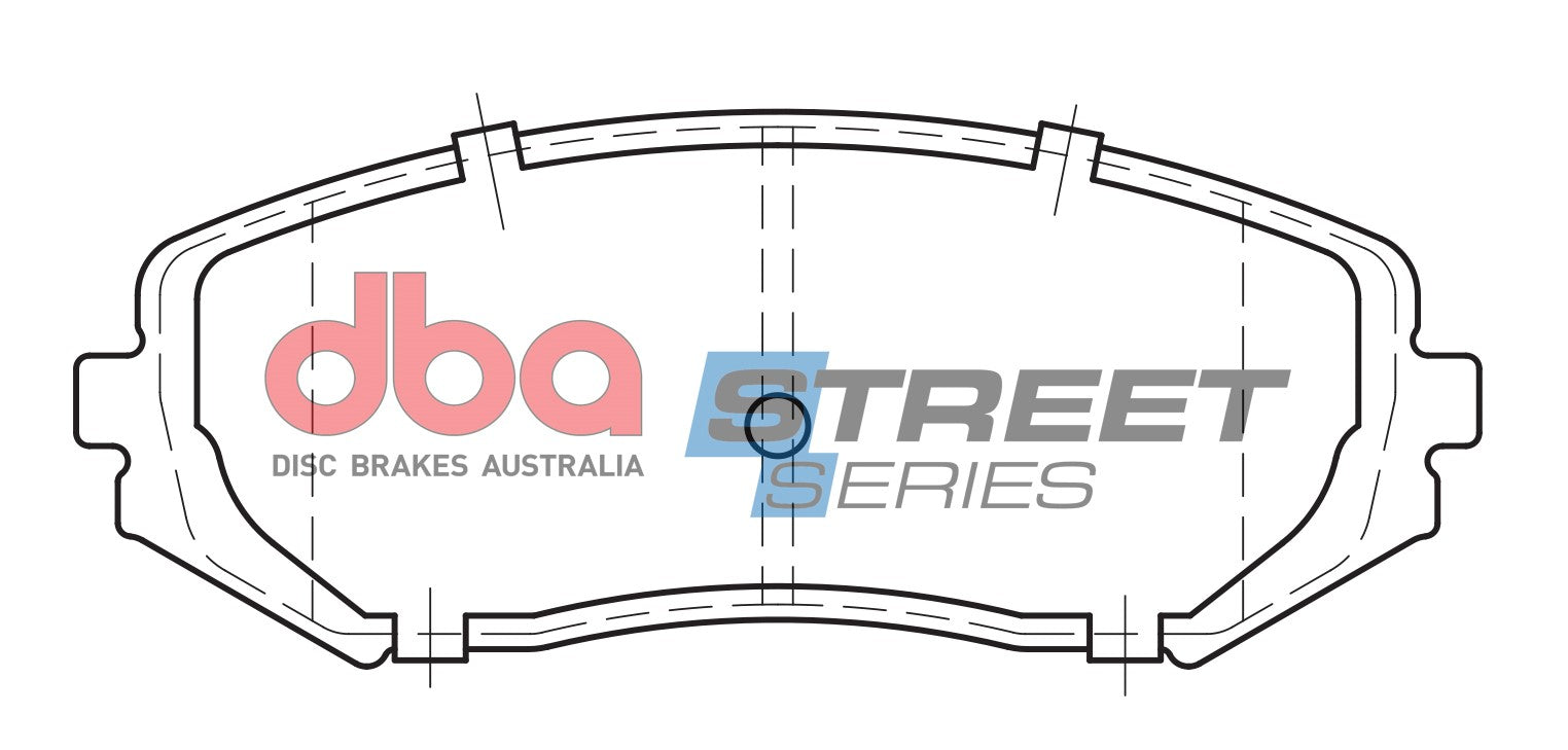 DB1842SS - DBA Street Series Brake Pads; Front