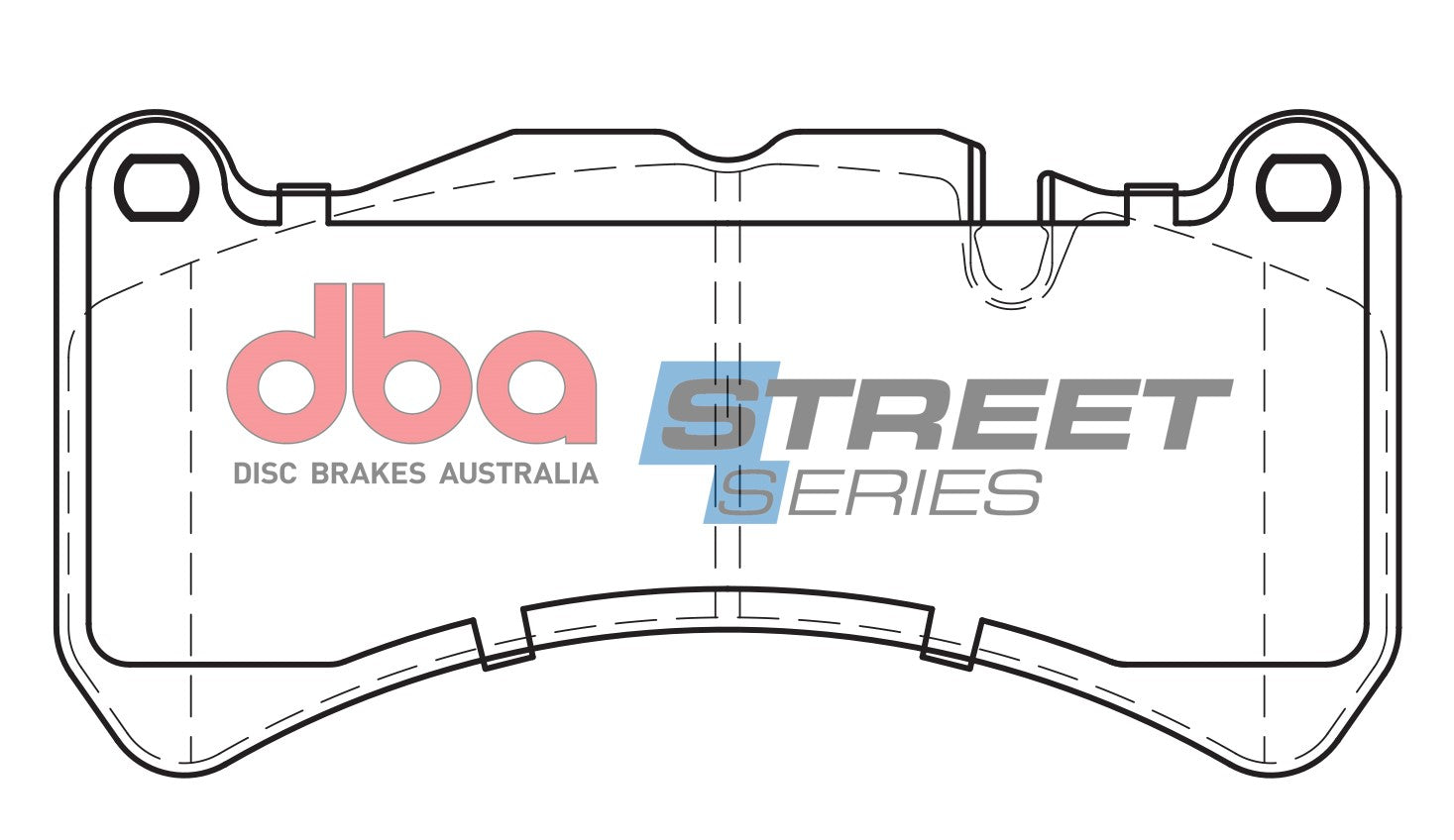 DB1845SS - DBA Street Series Brake Pads; Front