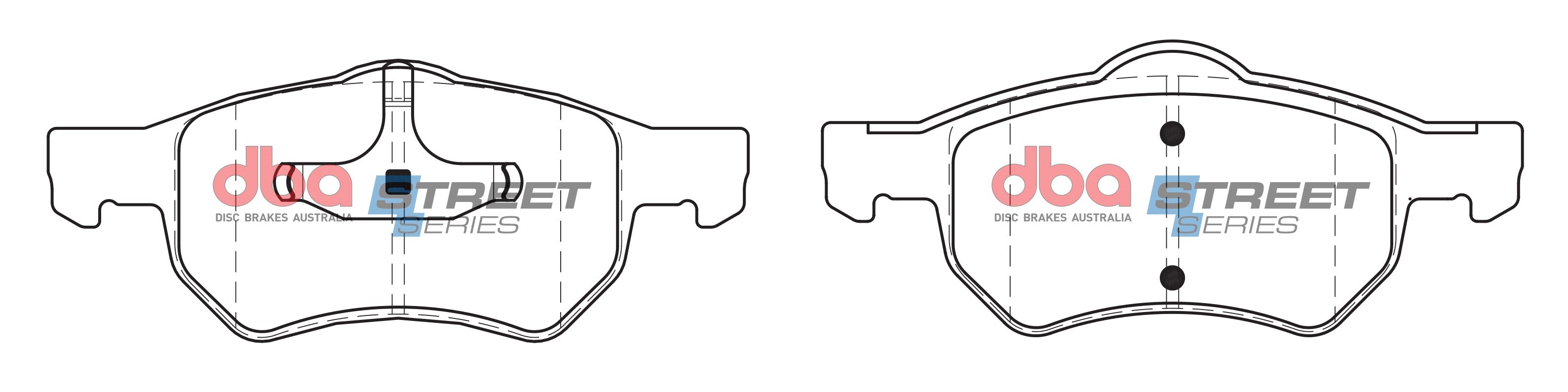 DB1848SS - DBA Street Series Brake Pads; Front