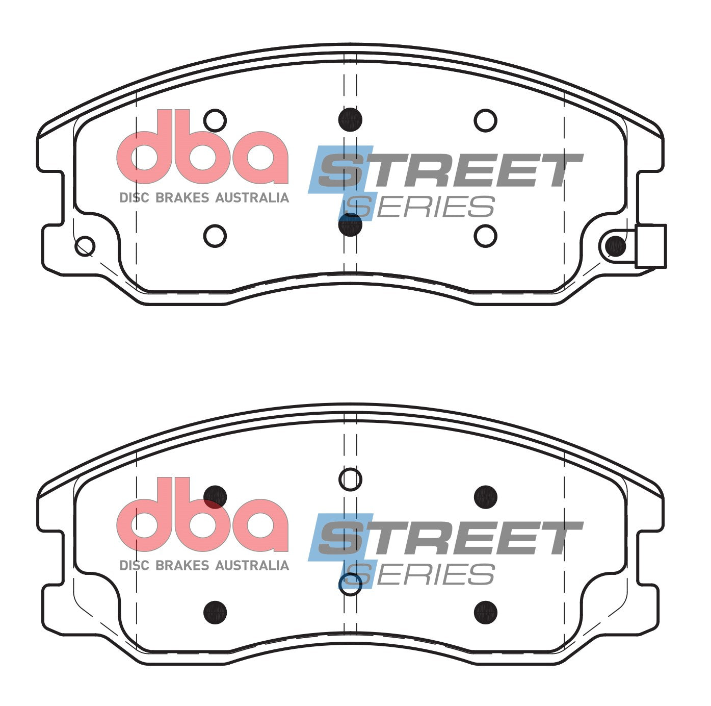 DB1850SS - DBA Street Series Brake Pads; Front