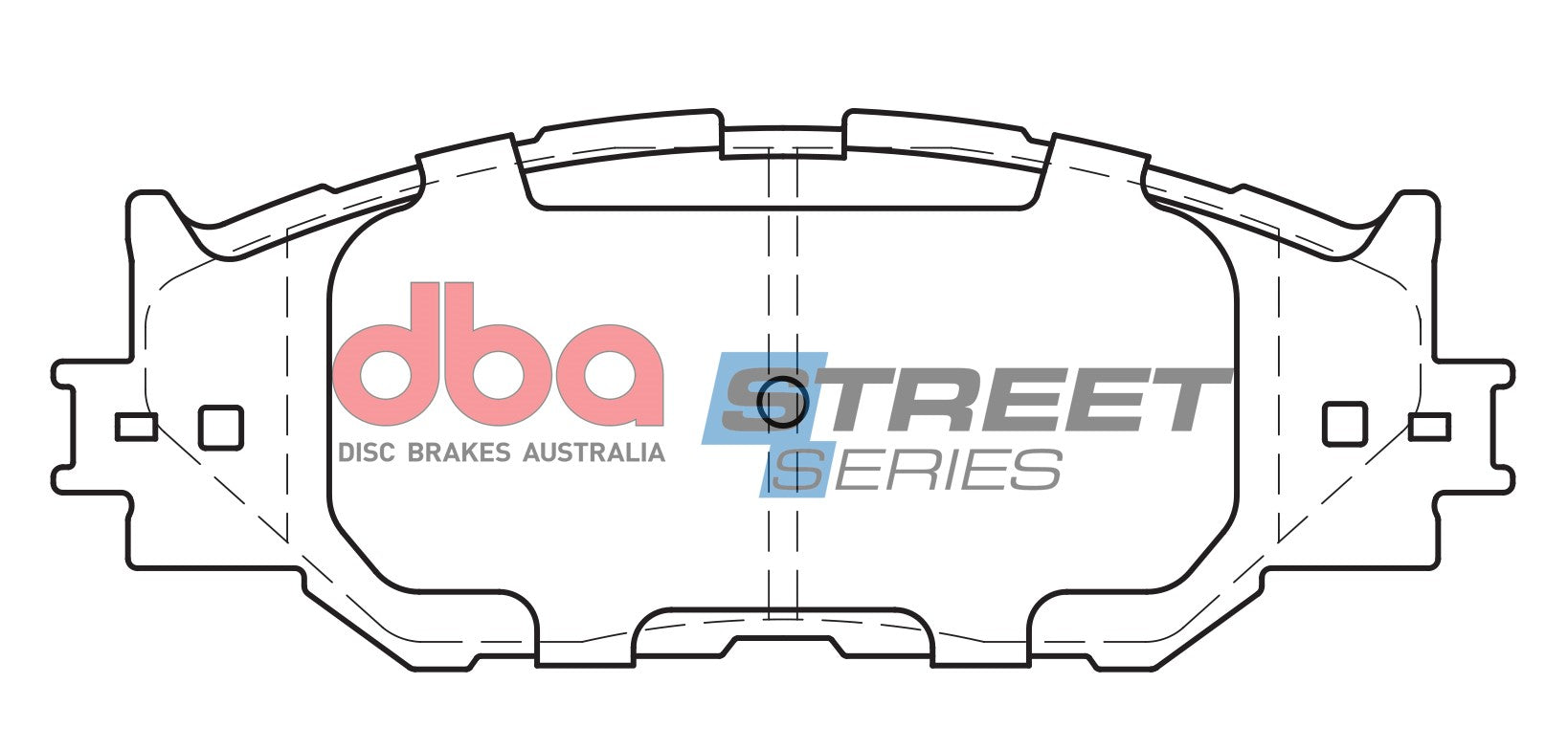 DB1852SS - DBA Street Series Brake Pads; Front