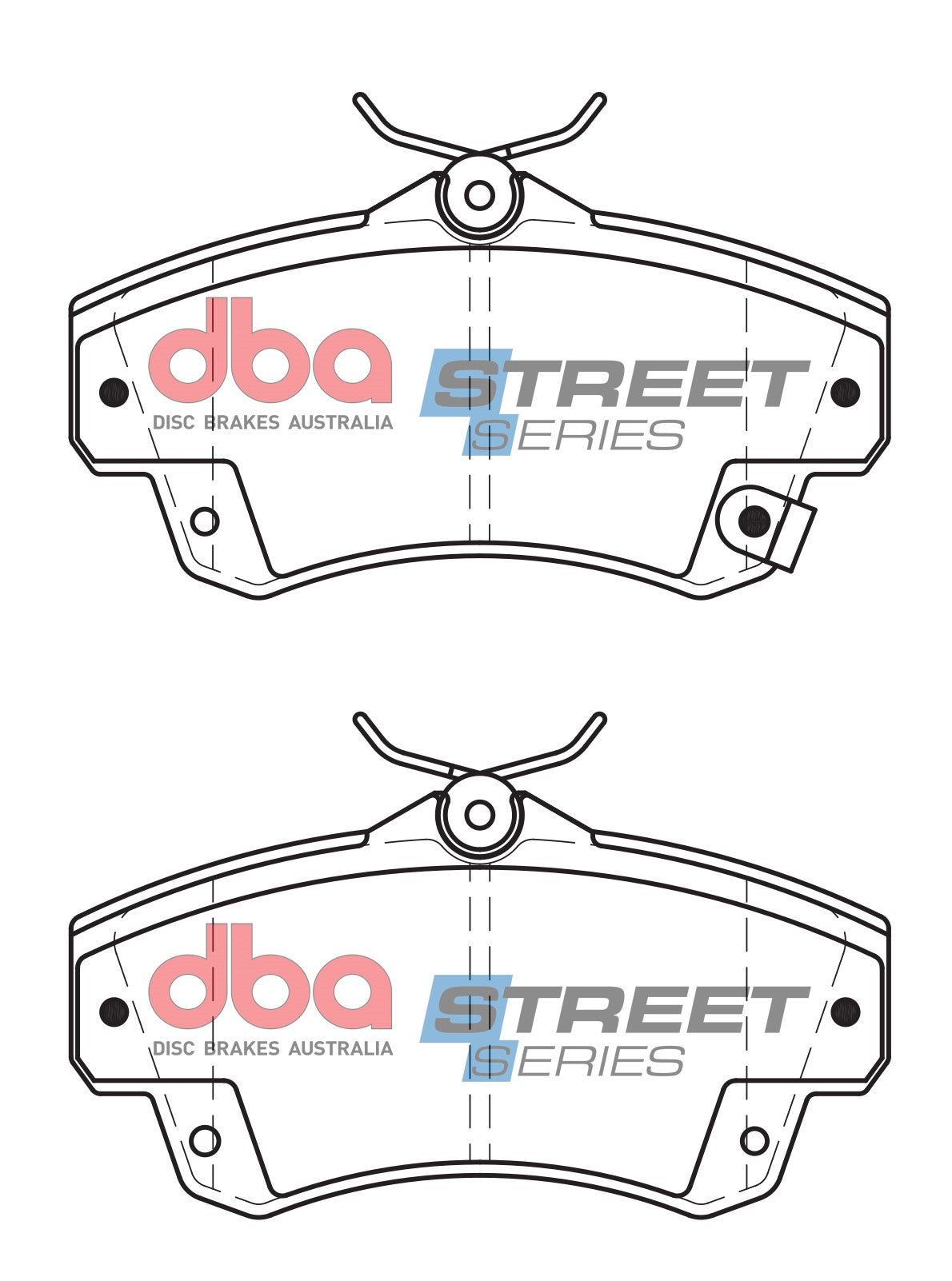 DB1855SS - DBA Street Series Brake Pads; Front