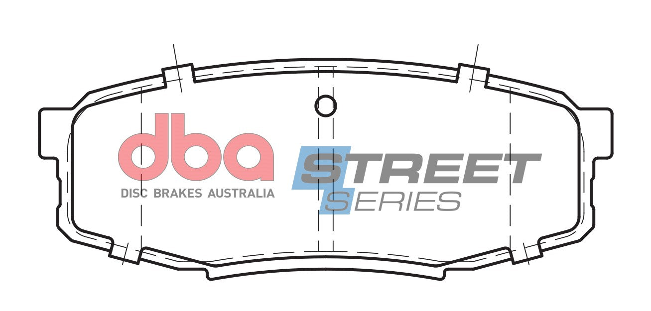 DB1857SS - DBA Street Series Brake Pads; Rear
