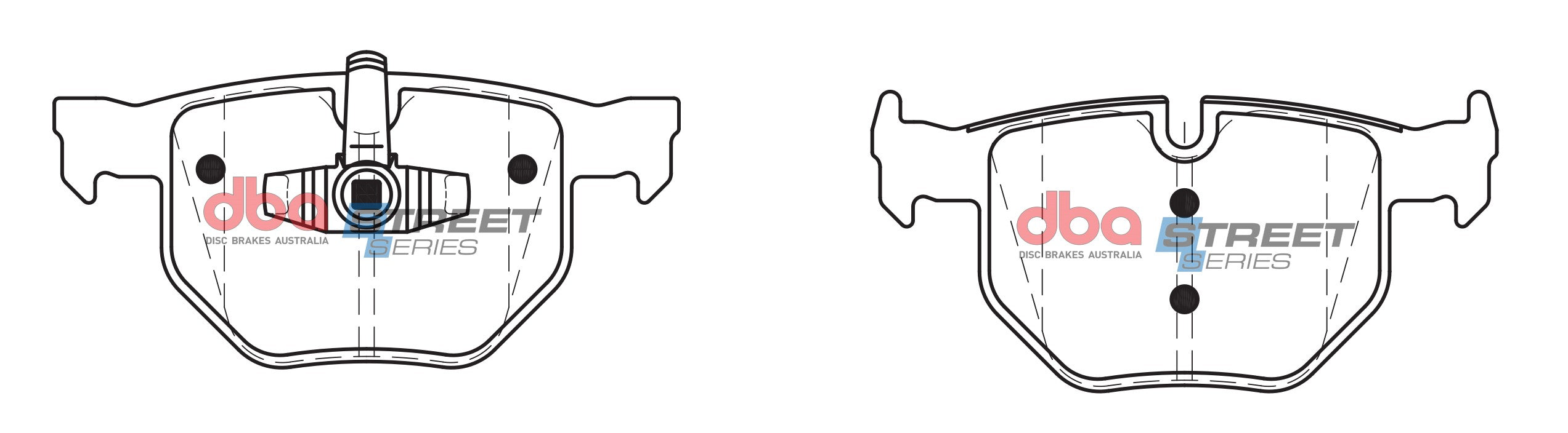 DB1864SS - DBA Street Series Brake Pads; Rear