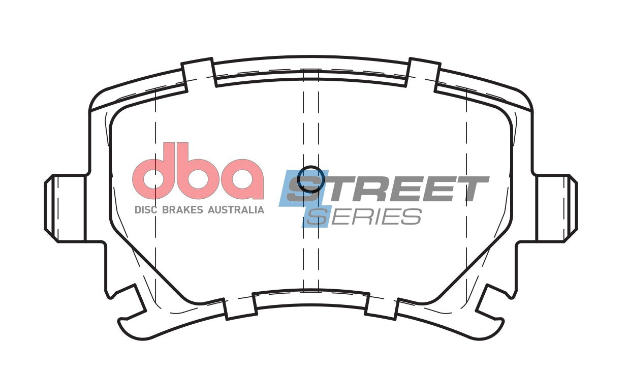 DB1865SS - DBA Street Series Brake Pads; Rear