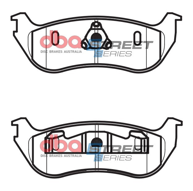 DB1906SS - DBA Street Series Brake Pads; Rear
