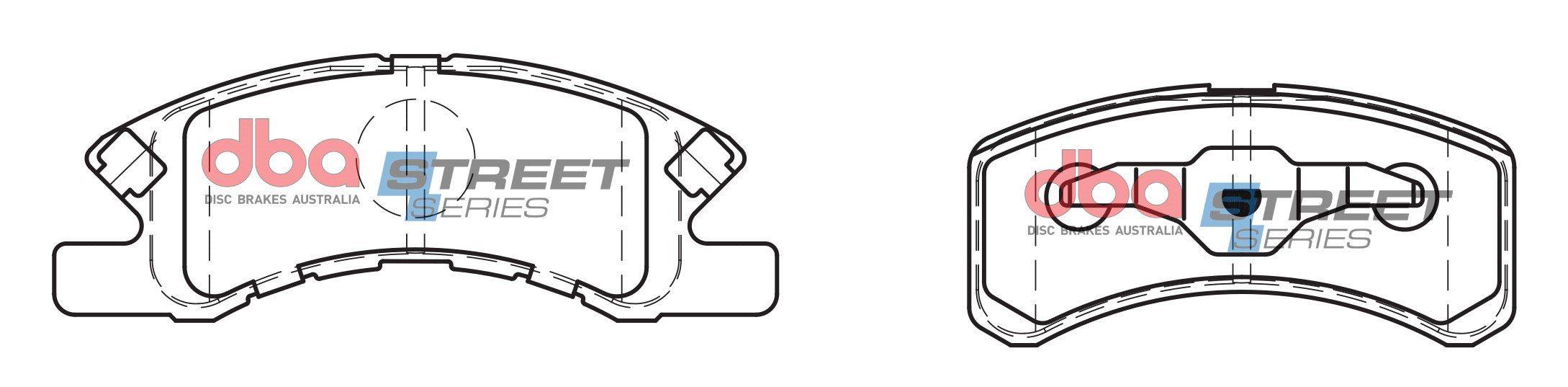DB1912SS - DBA Street Series Brake Pads; Front