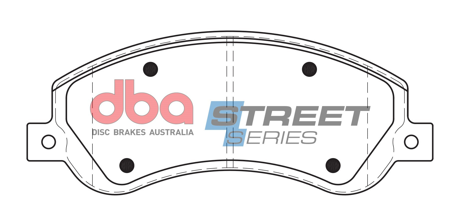 DB1915SS - DBA Street Series Brake Pads; Front