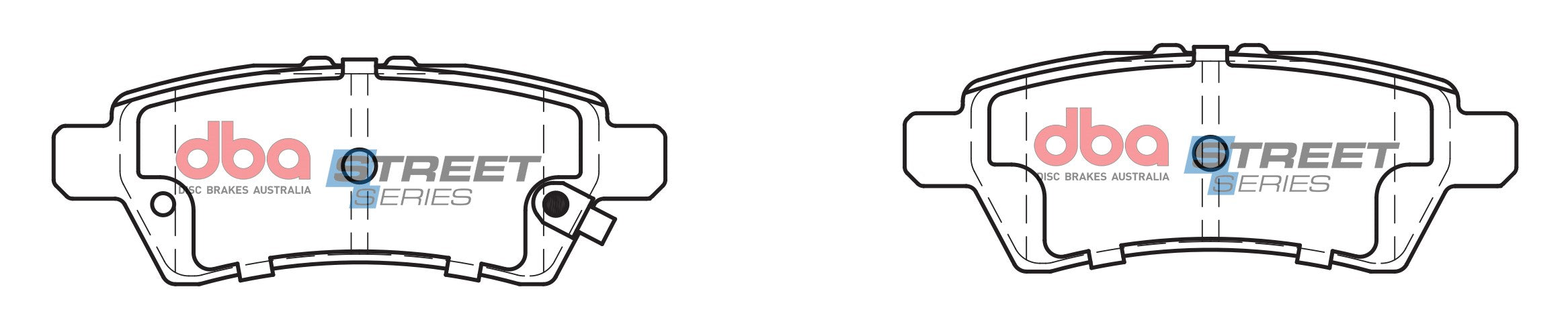 DB1919SS - DBA Street Series Brake Pads; Rear