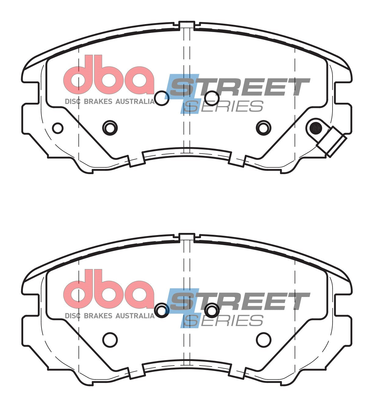 DB1924SS - DBA Street Series Brake Pads; Front