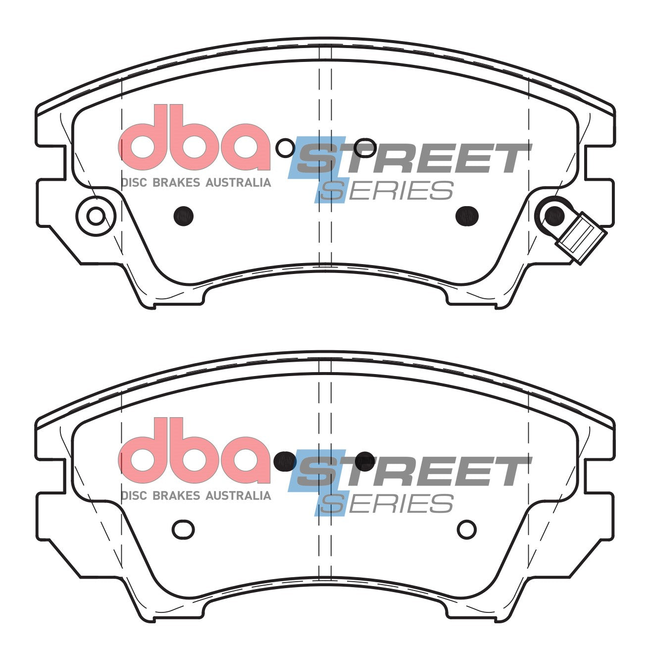 DB1925SS - DBA Street Series Brake Pads; Front