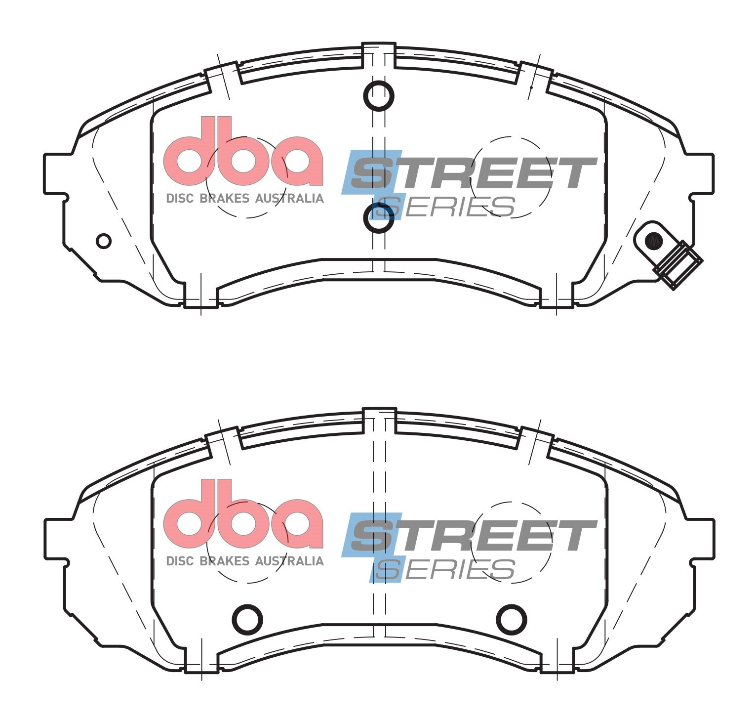 DB1940SS - DBA Street Series Brake Pads; Front