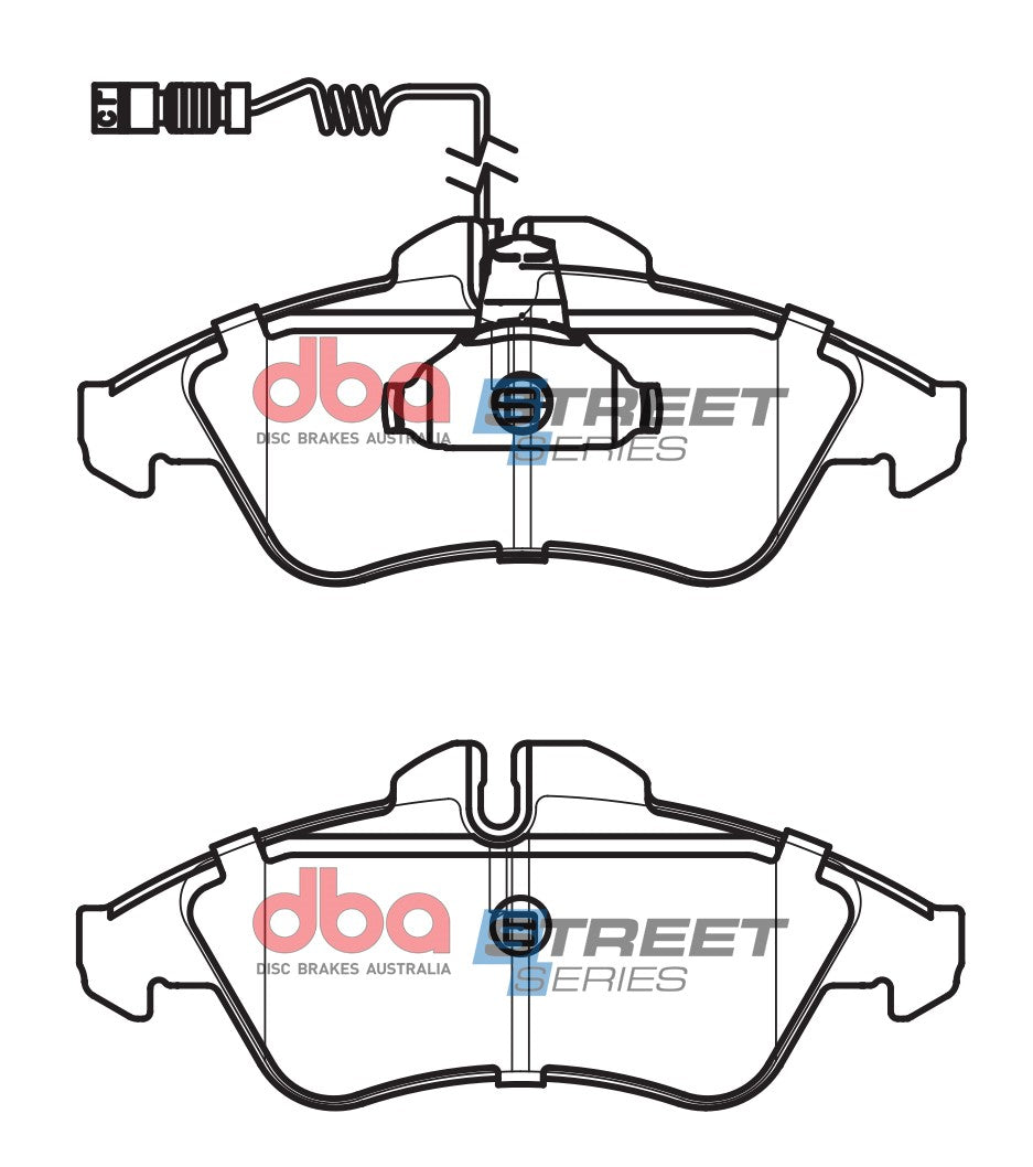 DB1959SS - DBA Street Series Brake Pads; Front