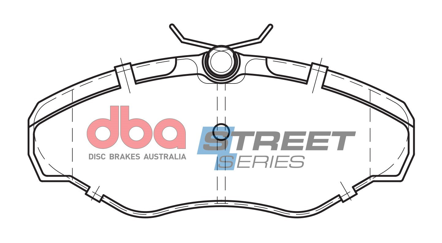 DB1962SS - DBA Street Series Brake Pads; Front