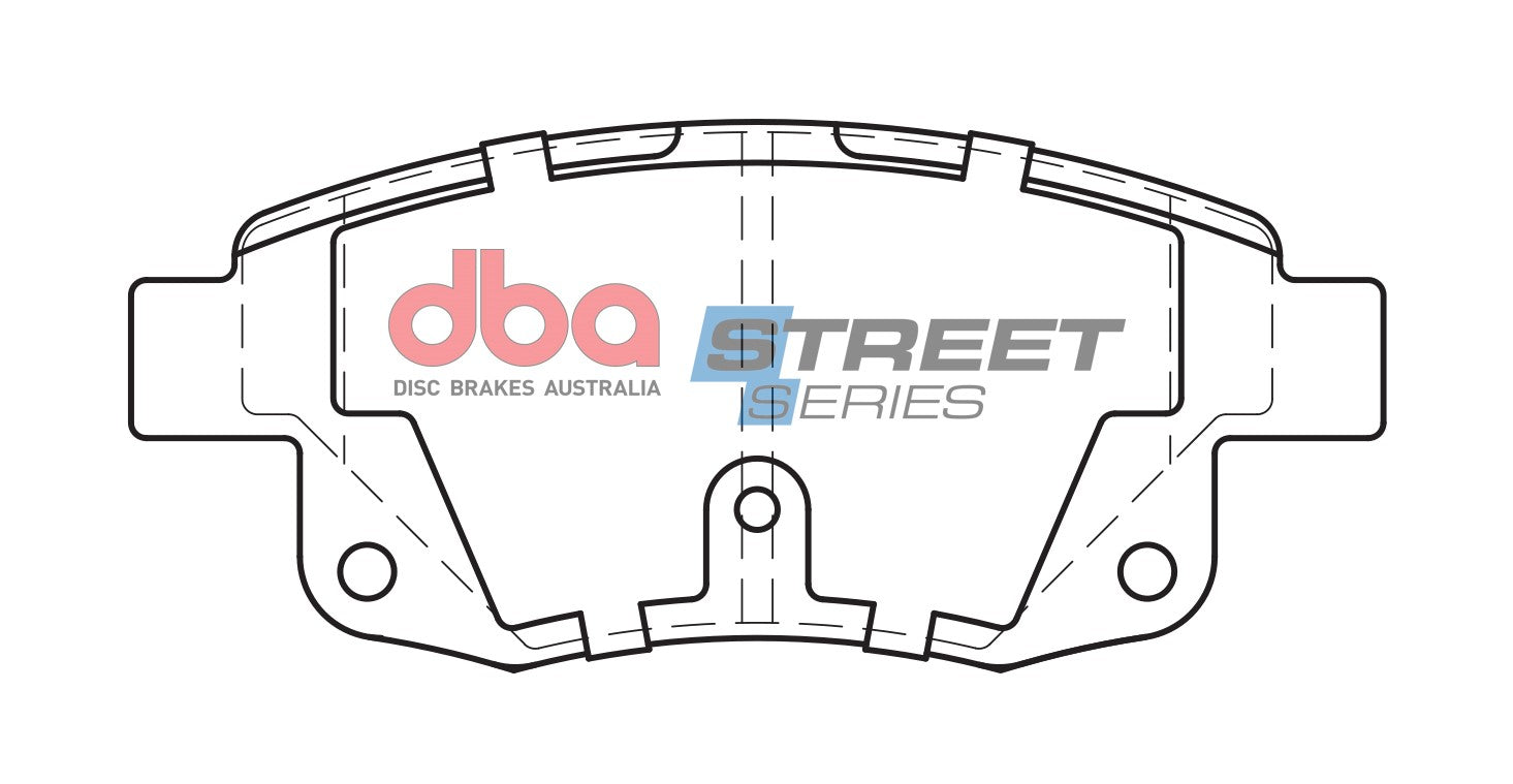DB1968SS - DBA Street Series Brake Pads; Rear