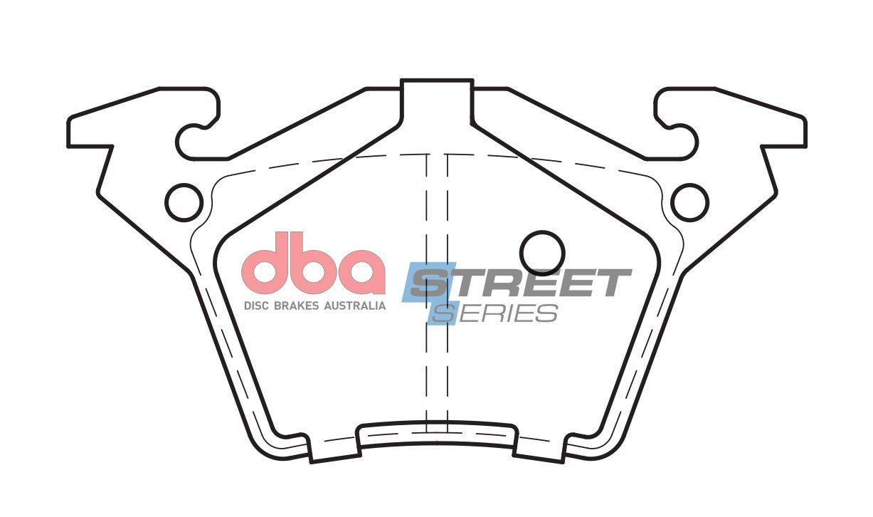 DB1987SS - DBA Street Series Brake Pads; Rear