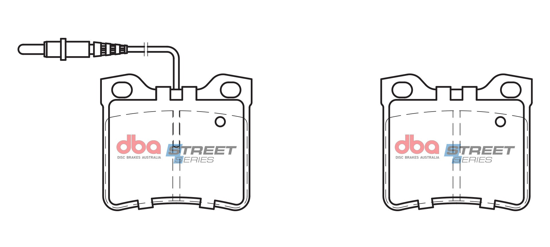 DB1988SS - DBA Street Series Brake Pads; Rear
