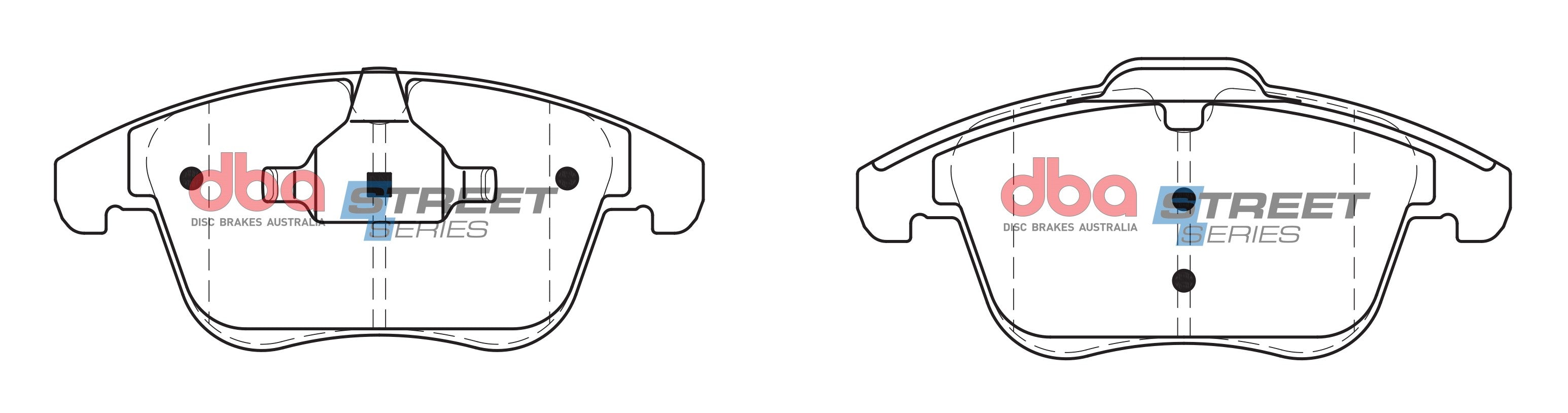 DB1998SS - DBA Street Series Brake Pads; Front