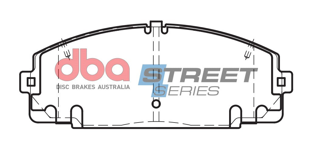 DB2000SS - DBA Street Series Brake Pads; Front