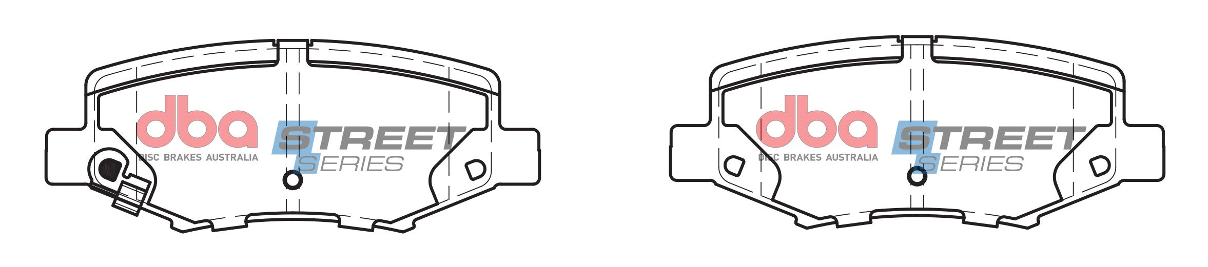 DB2003SS - DBA Street Series Brake Pads; Rear
