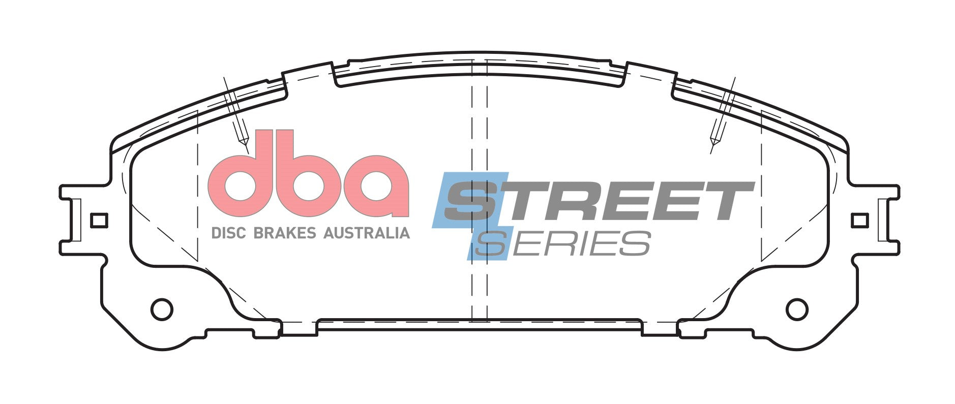 DB2004SS - DBA Street Series Brake Pads; Front