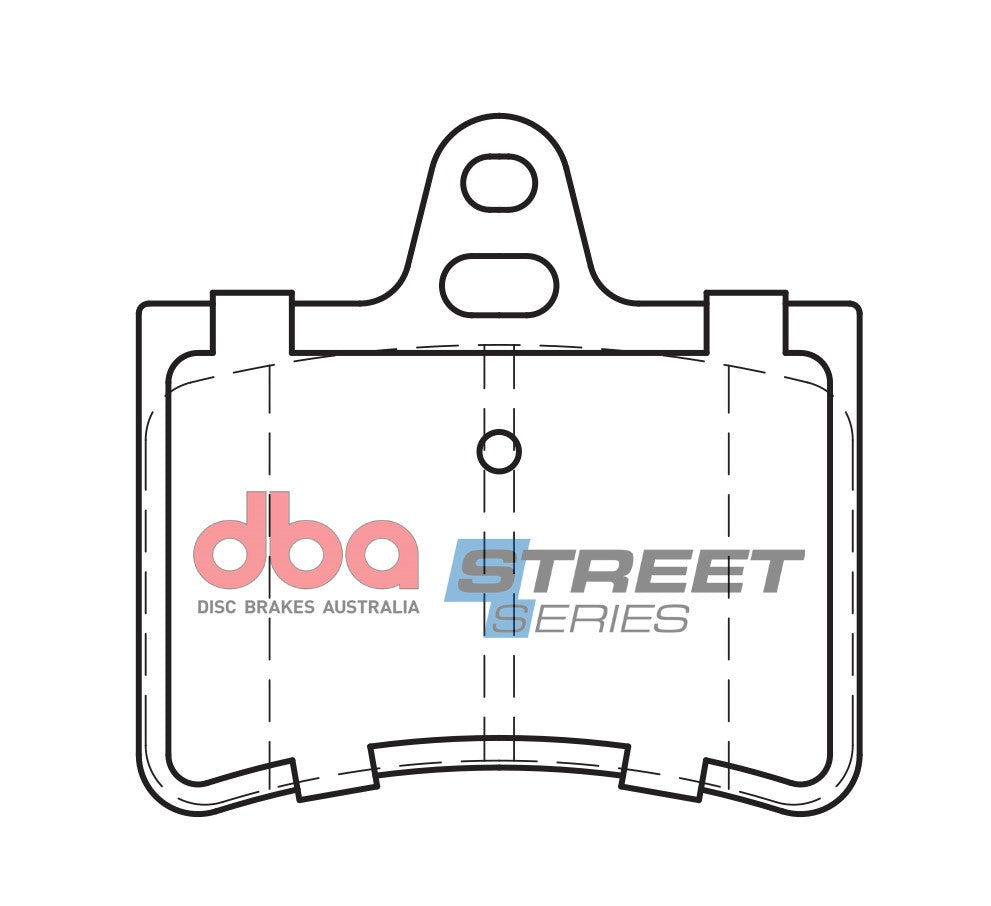 DB2017SS - DBA Street Series Brake Pads; Rear