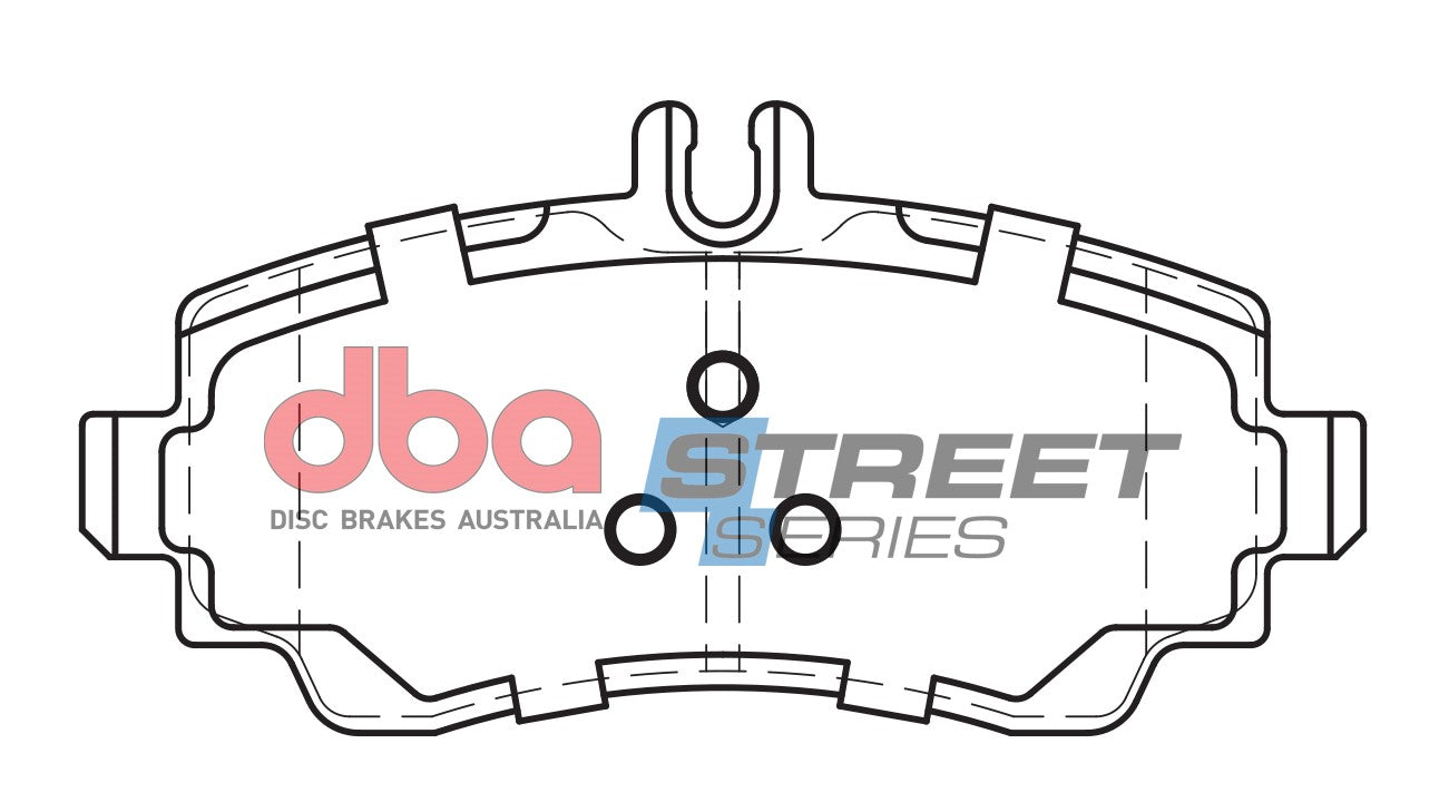 DB2021SS - DBA Street Series Brake Pads; Front